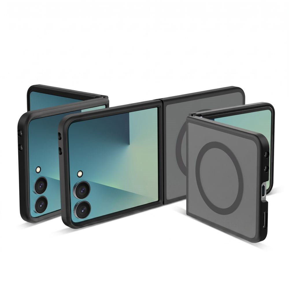 Samsung Galaxy Z Flip8 Tech-Protect MagMat Bagside Cover - MagSafe Kompatibel - Mat Sort