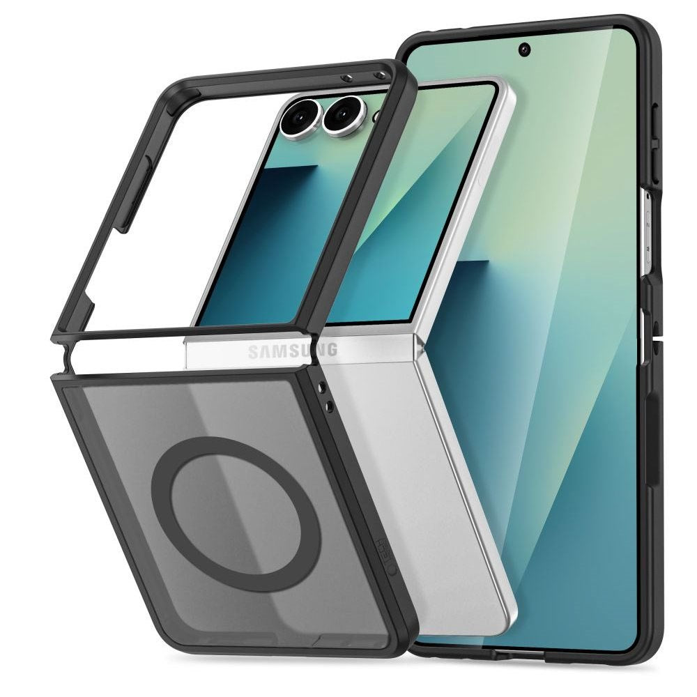 Samsung Galaxy Z Flip8 Tech-Protect MagMat Bagside Cover - MagSafe Kompatibel - Mat Sort
