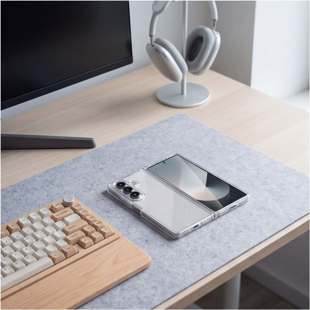 Samsung Galaxy Z Fold8 Ultra Tech-Protect Flexair Hybrid Bagside Cover - Gennemsigtig