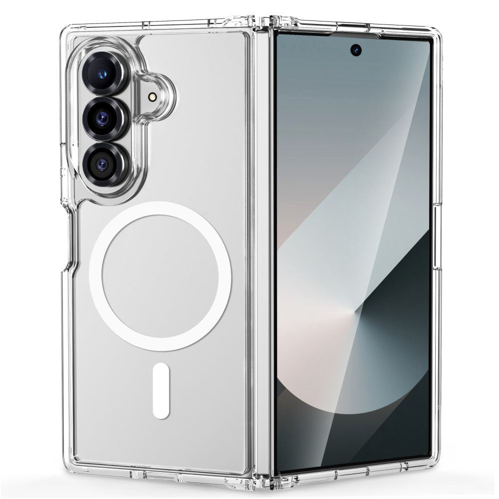Samsung Galaxy Z Fold8 Ultra Tech-Protect Flexair Hybrid Bagside Cover - MagSafe Kompatibel - Gennemsigtig