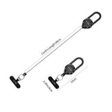 Tech-Protect URBANLOOP Yoyo Nøglering - Anti Theft - Sort