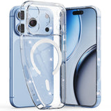 Tech-Protect iPhone 18 Pro Max / 17 Pro Max FlexAir Mobilcover - MagSafe Kompatibel - Gennemsigtig / Glitter