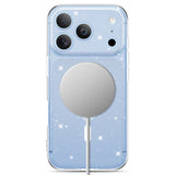 Tech-Protect iPhone 18 Pro Max / 17 Pro Max FlexAir Mobilcover - MagSafe Kompatibel - Gennemsigtig / Glitter