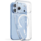 Tech-Protect iPhone 18 Pro Max / 17 Pro Max FlexAir Mobilcover - MagSafe Kompatibel - Gennemsigtig / Glitter