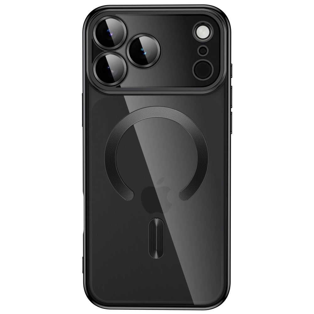 Tech-Protecti Phone 18 Pro Max / 17 Pro Max MagFlex Cover - MagSafe Kompatibel - Sort / Gennemsigtig