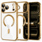 Tech-Protect iPhone 18 Pro / 17 Pro MagFlex Cover - MagSafe Kompatibel - Guld / Gennemsigtig