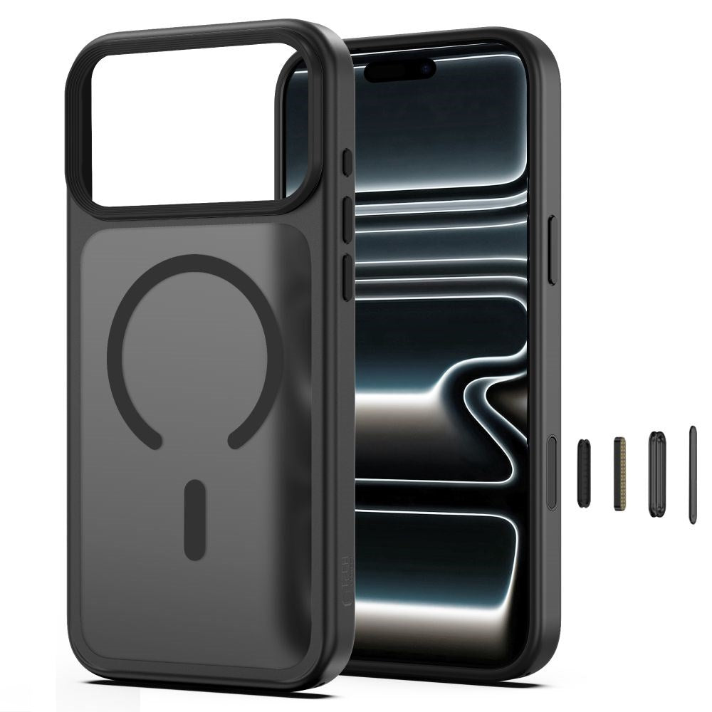 Tech-Protect iPhone 18 Pro Max / 17 Pro Max MagMat Mobil Cover - MagSafe Kompatibel - Mat Sort