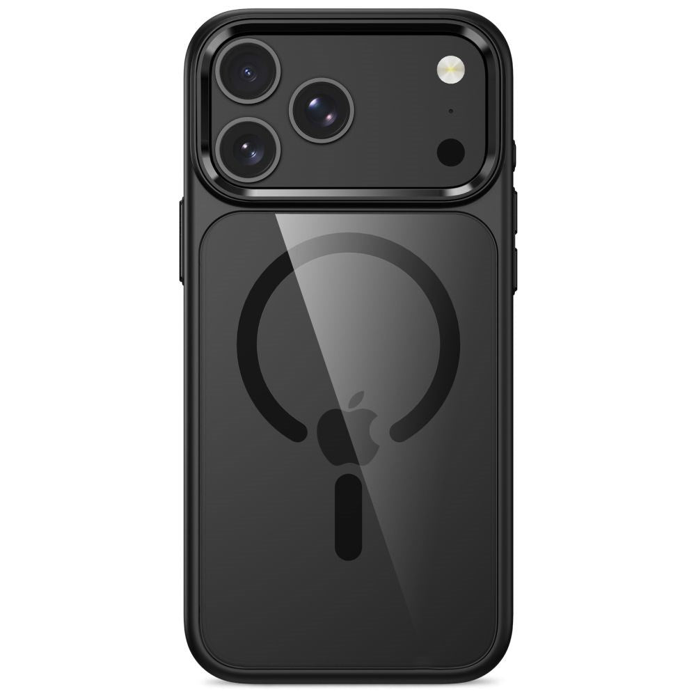 Tech-Protect iPhone 18 Pro / 17 Pro MagMat Mobil Cover - MagSafe Kompatibel - Gennemsigtig / Sort