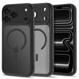 Tech-Protect iPhone 18 Pro / 17 Pro MagPeak Mobil Cover - MagSafe Kompatibel - Mat Sort