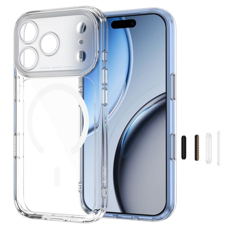 Tech-Protect iPhone 18 Pro / 17 Pro MagPeak CC Mobil Cover - MagSafe Kompatibel - Gennemsigtig