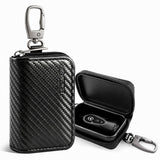 Tech-Protect KLR300 Etui til Bilnøgle m. Indbygget RFID-Blokering - Sort / Karbon