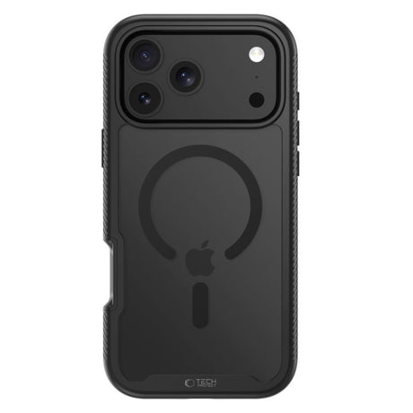 Tech-Protect iPhone 18 Pro / 17 Pro Defense Mobil Cover med Skærmbeskyttelse - MagSafe Kompatibel - Matte Black
