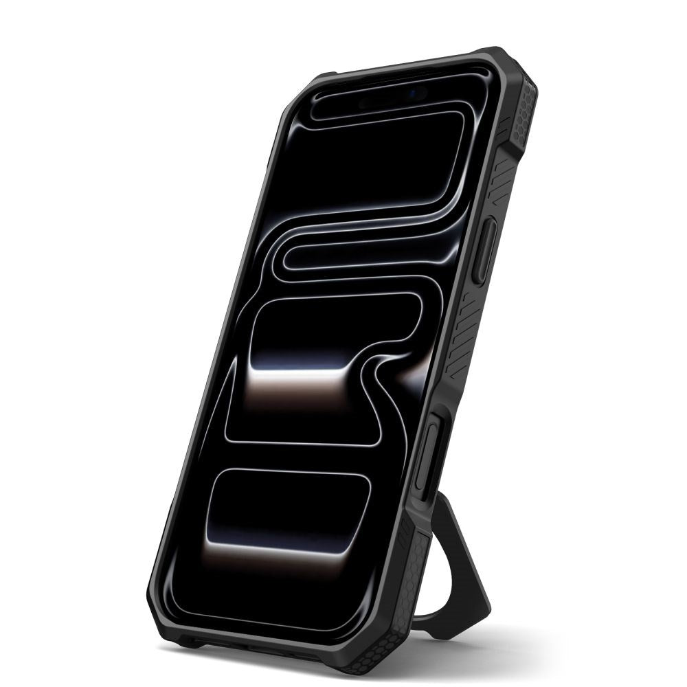 Tech-Protect iPhone 18 Pro / 17 Pro MagForce Cover med Ståfunktion - MagSafe Kompatibel - Sort