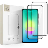 Samsung Galaxy A27 Tech-Protect Glass Fit+ Skærmglas - 2 stk - Gennemsigtig / Sort Kant