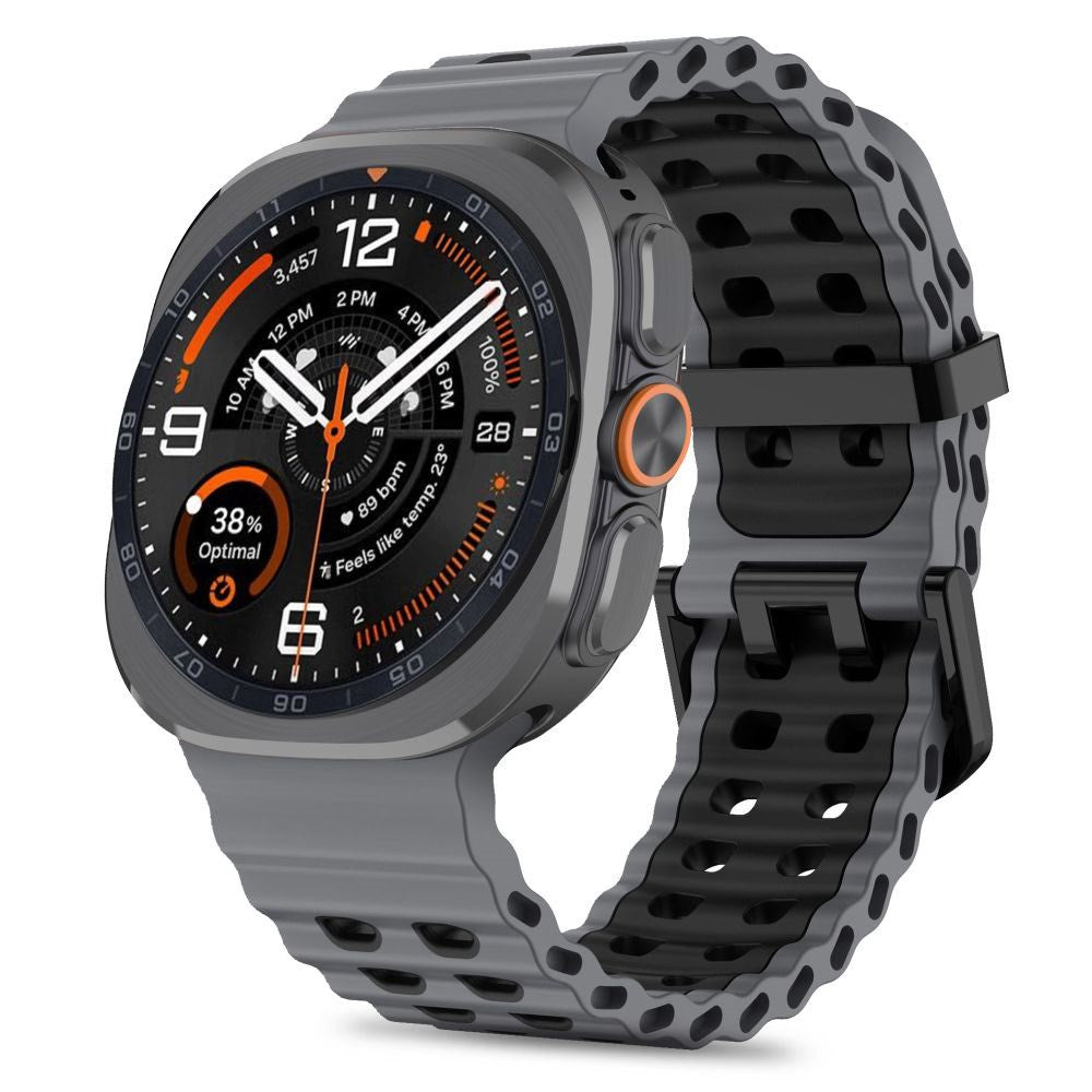 Samsung Galaxy Watch Ultra 2 / Ultra (47mm) Tech-Protect IconBand Pro Plast Rem - Grå / Sort