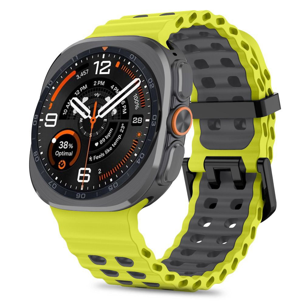 Samsung Galaxy Watch Ultra 2 / Ultra (47mm) Tech-Protect IconBand Pro Plast Rem - Gul / Sort