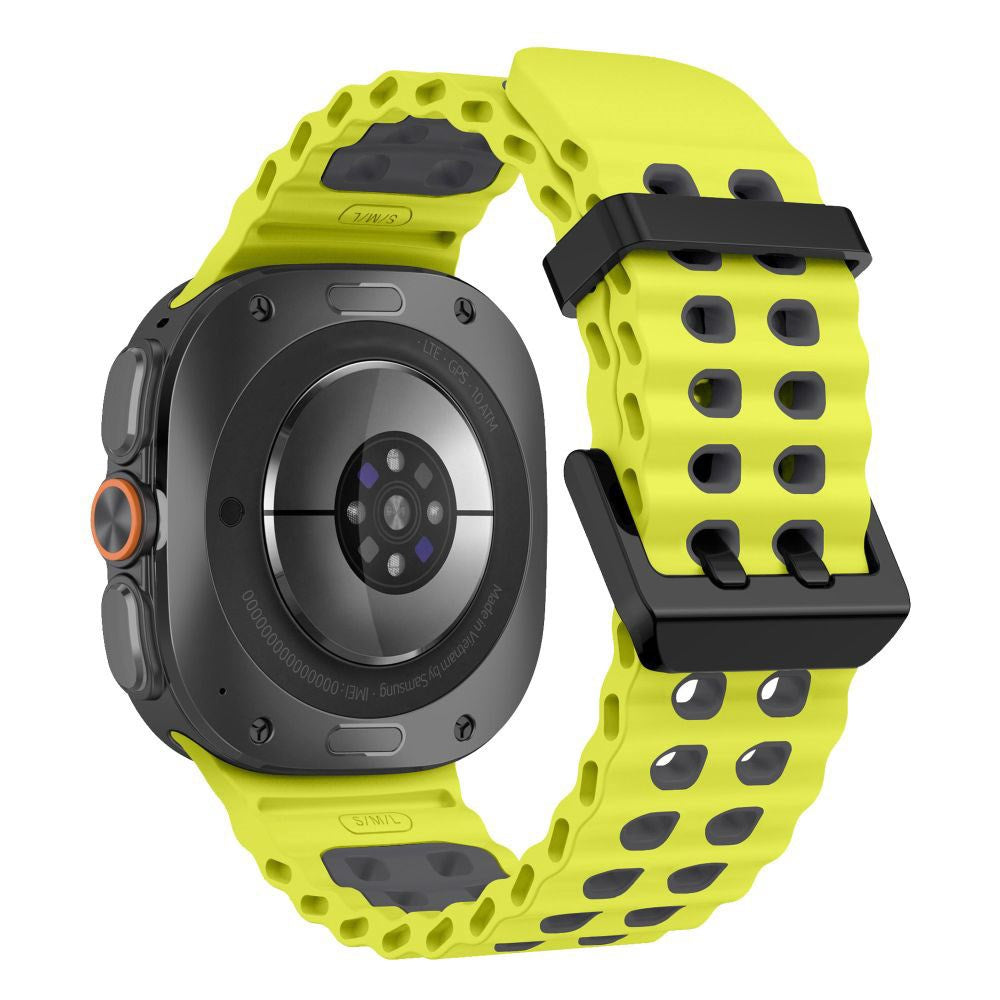 Samsung Galaxy Watch Ultra 2 / Ultra (47mm) Tech-Protect IconBand Pro Plast Rem - Gul / Sort