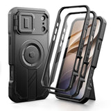 Tech-Protect iPhone 18 Pro Max / 17 Pro Max Kelvar Håndværker Cover m. Skærm- og Kamerabeskyttelse - MagSafe Kompatibel - Sort