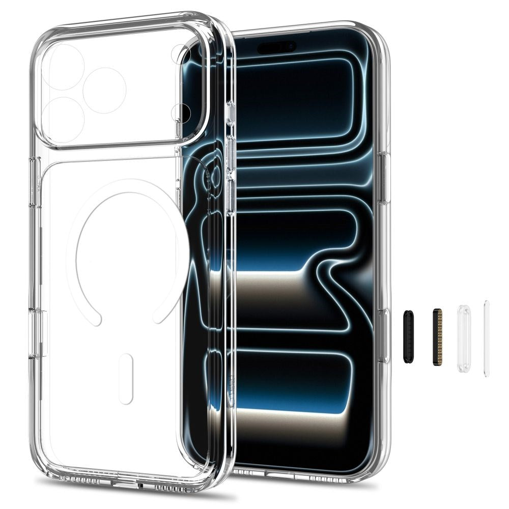 Tech-Protect iPhone 18 Pro Max / 17 Pro Max FlexAir Hybrid CC Mobil Cover - MagSafe Kompatibel - Gennemsigtig