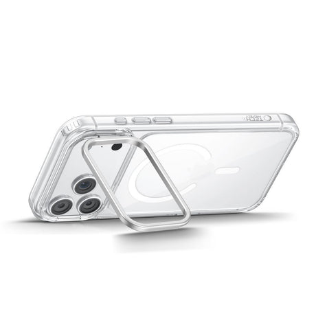 Tech-Protect iPhone 18 Pro Max / 17 Pro Max MagStand CC Mobil Cover - MagSafe Kompatibel - Gennemsigtig