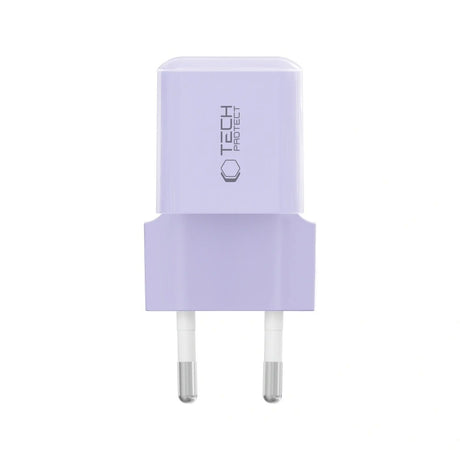 Tech-Protect Vægoplader m. 25W - 1 x USB-C (PD) - Lilla