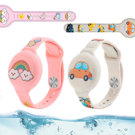 AirTag Armbånd til Børn - Tech-Protect - 2 stk - Flerfarvet