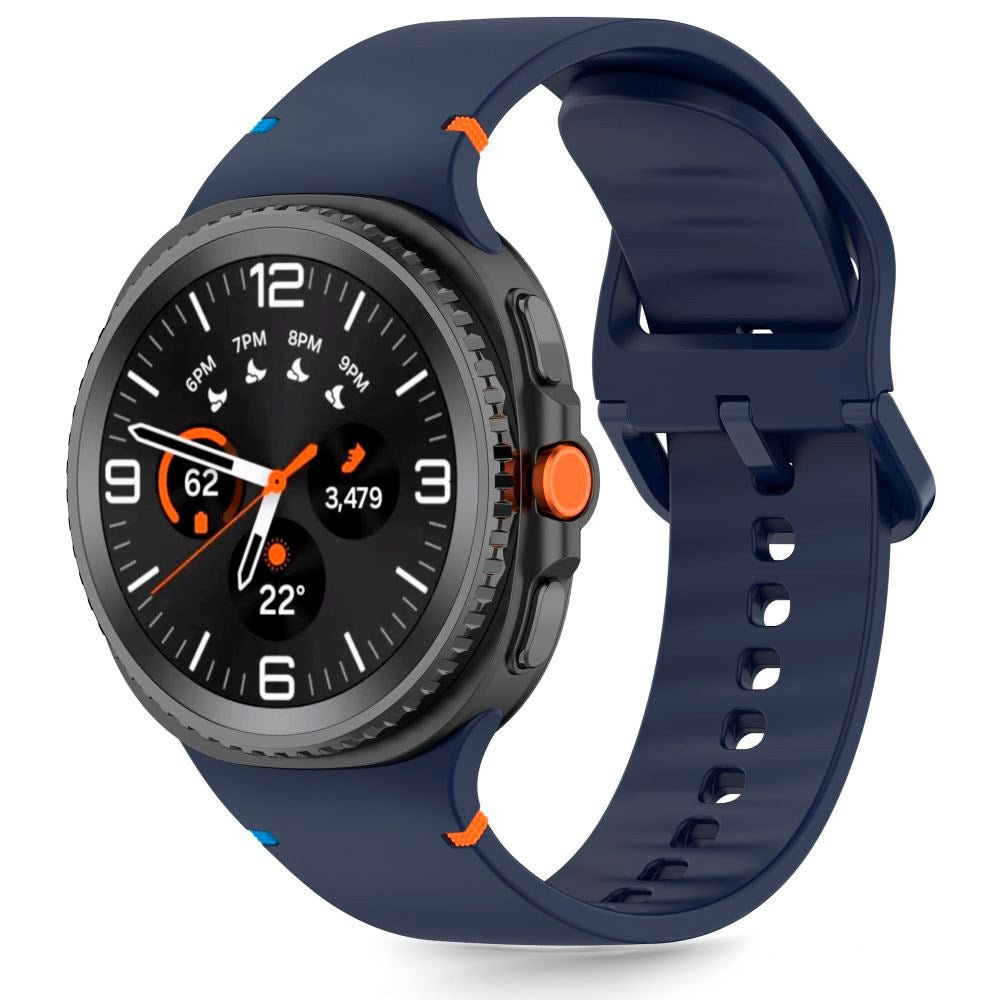 Tech-Protect - Samsung Galaxy Watch 8 / 8 Classic (40 / 44 / 46mm) - Silikone Rem - Storm Blue