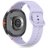 Tech-Protect - Samsung Galaxy Watch 8 / 8 Classic (40 / 44 / 46mm) - Silikone Rem - Elegant Purple