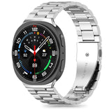 Tech-Protect Samsung Galaxy Watch 8 / 8 Classic (40 / 44 / 46mm) Rem - Rustfri Stål - Sølv