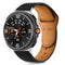 Tech-Protect Samsung Galaxy Watch 8 / 8 Classic (40 / 44 / 46mm) Leatherfit Rem - Ægte Læder - Sort / Brun