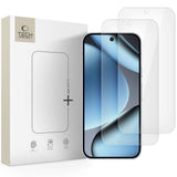 Google Pixel 11 Pro XL / 10 Pro XL / 9 Pro XL Tech-Protect Glass Fit+ Hærdet Skærmbeskyttelsesglas - 2 stk - Gennemsigtig