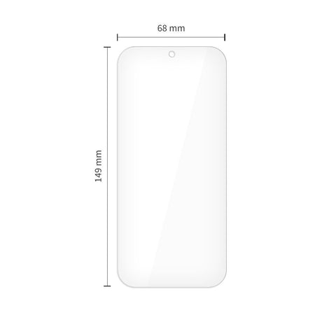 Google Pixel 11 Pro / 11 / 10 Pro / 10 / 9 Pro / 9 Tech-Protect Glass Fit+ Hærdet Skærmbeskyttelsesglas - 2 stk - Gennemsigtig