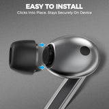Samsung Galaxy Buds4 Pro / 3 Pro Tech-Protect Pakke med Øretipper - S / M / L - Sort