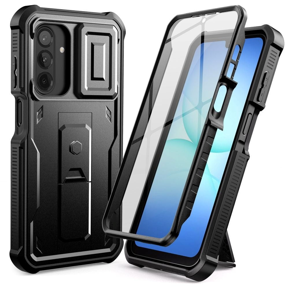 Samsung Galaxy A17 (5G) Tech-Protect Kevlar Cam+ Cover m. Indbygget Skærmbeskyttelse - Sort