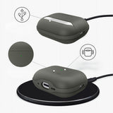 Tech-Protect Apple AirPods Pro (3. gen.) NaturalFit Kunstlæder Cover - Rem - Grøn
