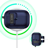 Tech-Protect - Apple AirPods Pro (3. gen.) Slim Hook Cover - Mørkeblå