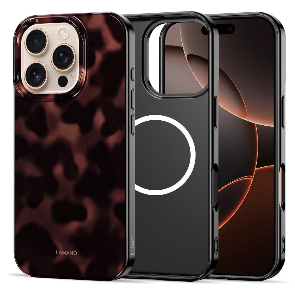 Tech-Protect iPhone 16 Pro Lamano Bagside Cover - MagSafe Kompatibel - Panther