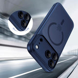 Tech-Protect - iPhone 17 Pro Max Magpeak Cover - MagSafe Kompatibel - Matte Deep Blue