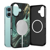 Tech-Protect iPhone 16 Lamano Bagside Cover - MagSafe Kompatibel - Verde Aura
