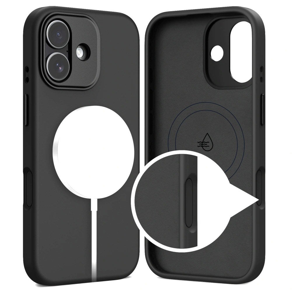 iPhone 17 Tech-Protect Uniq Hybrid Bagsidecover - MagSafe Kompatibel - Sort