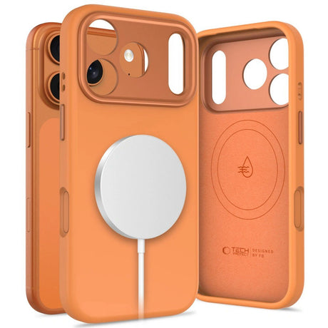 iPhone 17 Pro Max Tech-Protect Uniq Hybrid Bagsidecover - MagSafe Kompatibel - Orange