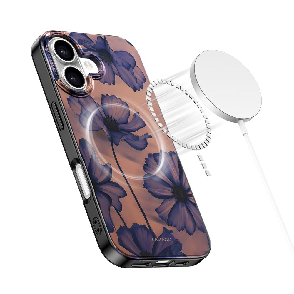 Tech-Protect iPhone 17 Lamano Bagside Cover - MagSafe Kompatibel - Velvet Night