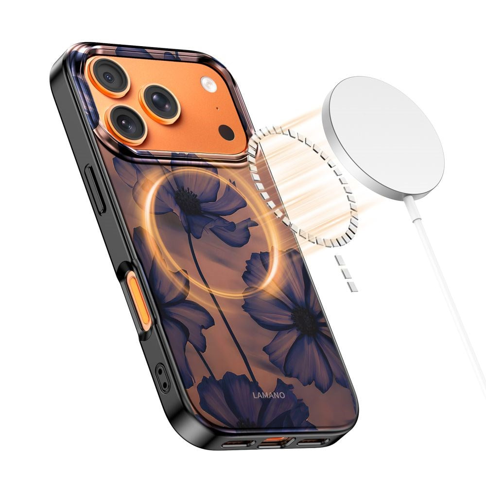 Tech-Protect iPhone 17 Pro Lamano Bagside Cover - MagSafe Kompatibel - Velvet Night