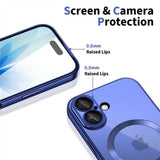 Tech-Protect iPhone 17 MagFlex Cover - MagSafe Kompatibel - Blå / Gennemsigtig