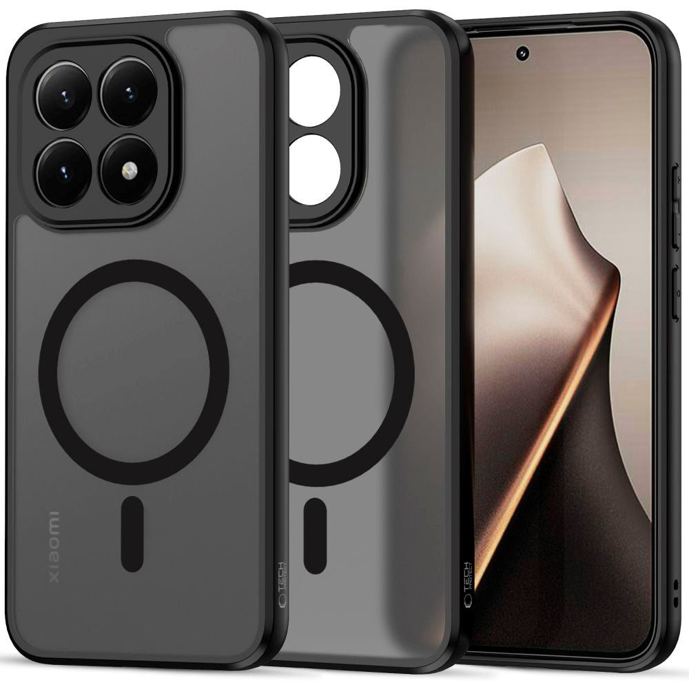 Tech-Protect Xiaomi 15T MagMat Hybrid Bagside Cover - MagSafe Kompatibel - Sort