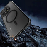 Tech-Protect Xiaomi 15T MagMat Hybrid Bagside Cover - MagSafe Kompatibel - Sort