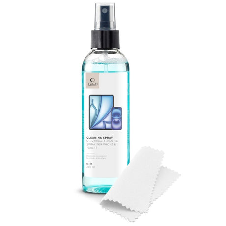 Tech-Protect Rengøringssæt m. Spray & Klud - Mint