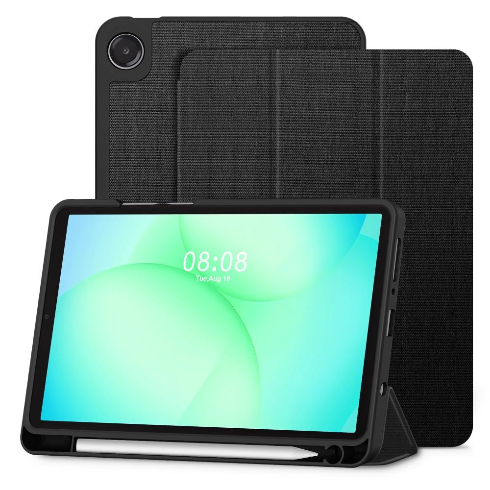 Tech-Protect SC Pen Canvas Samsung Galaxy Tab A11 / A9 Flip Tablet Cover m. Stylus Holder - Sort