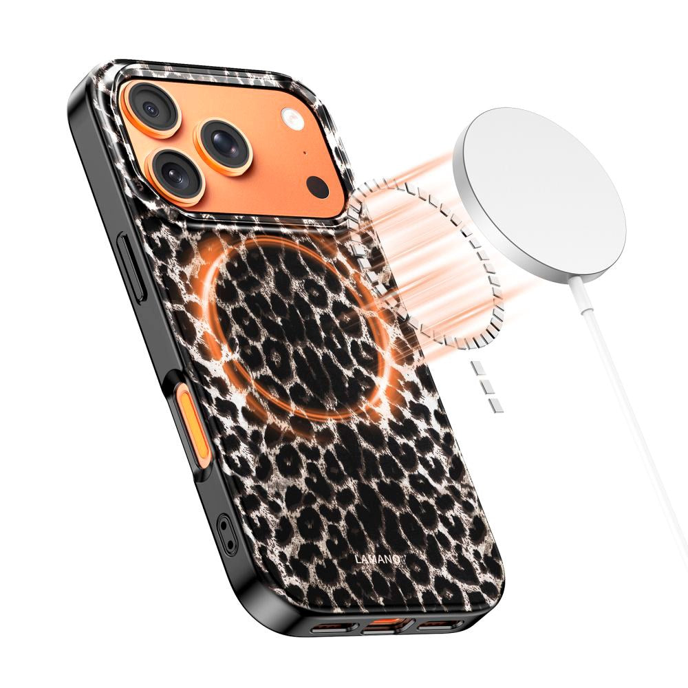 Tech-Protect iPhone 17 Pro Lamano Bagside Cover - MagSafe Kompatibel - Leopard