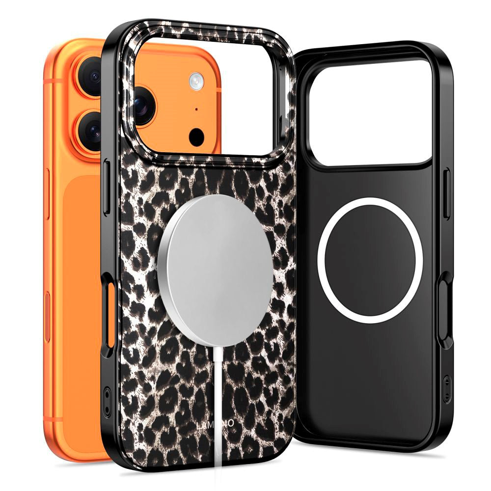 Tech-Protect iPhone 17 Pro Max Lamano Bagside Cover - MagSafe Kompatibel - Leopard